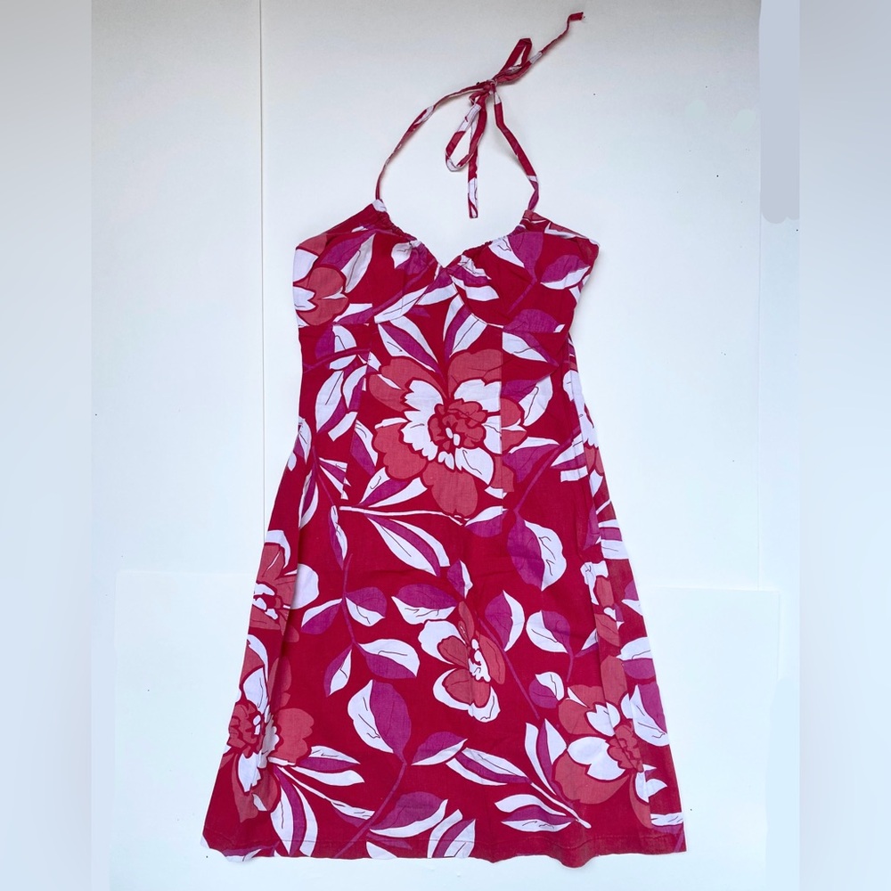 Floral Halter Dress